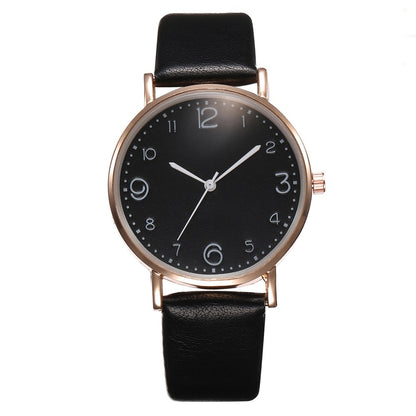 Stylish Leather Quartz Watch for Women - Perfect for Sports and Everyday Wear