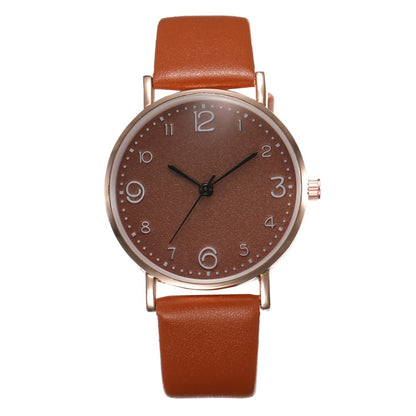 Stylish Leather Quartz Watch for Women - Perfect for Sports and Everyday Wear
