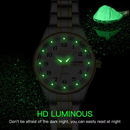 Elevate Your Style with the 8110 Luxury Women's Quartz Watch - Waterproof Stainless Steel Elegance