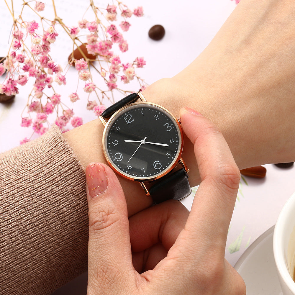 Stylish Leather Quartz Watch for Women - Perfect for Sports and Everyday Wear