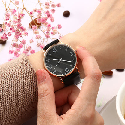 Stylish Leather Quartz Watch for Women - Perfect for Sports and Everyday Wear