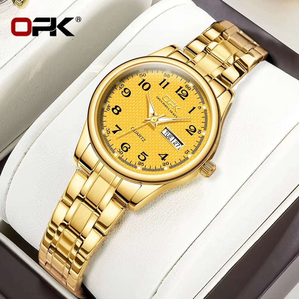 Elevate Your Style with the 8110 Luxury Women's Quartz Watch - Waterproof Stainless Steel Elegance