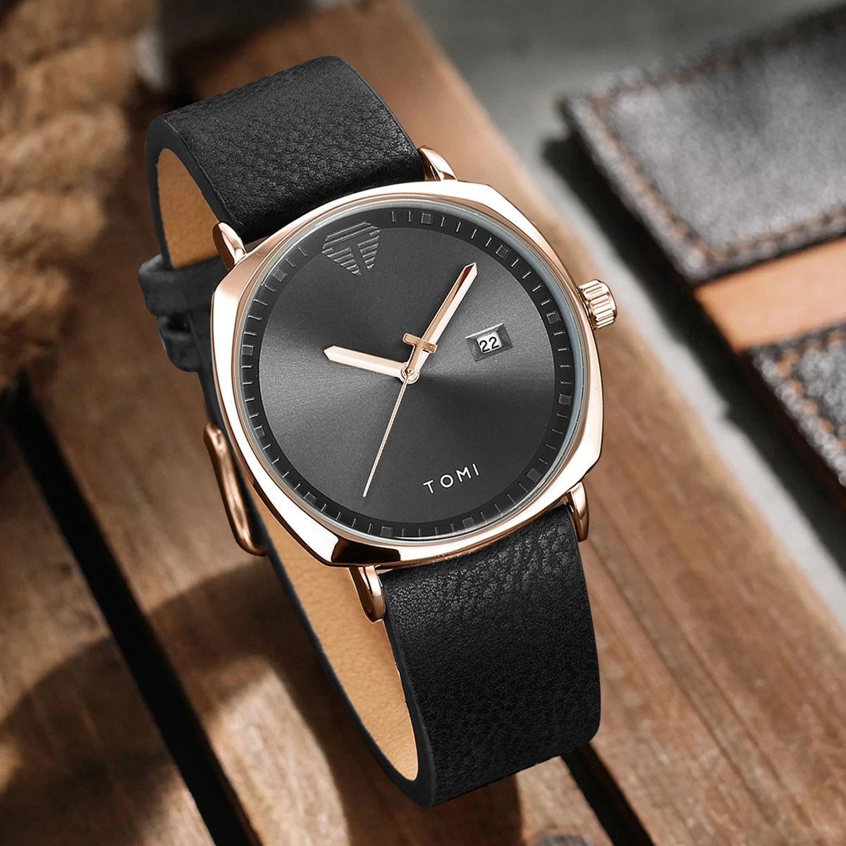 Stylish Men's Minimalist Sports Watch with Calendar - Casual Quartz Timepiece