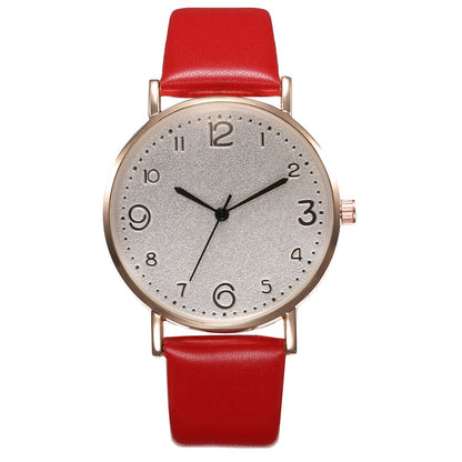 Stylish Leather Quartz Watch for Women - Perfect for Sports and Everyday Wear