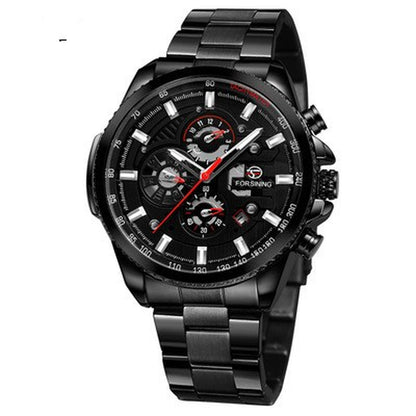 Sleek Automatic Mechanical Men's Watch - Timeless Style and Precision