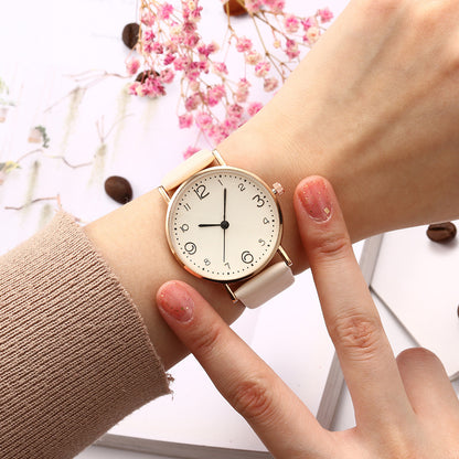 Stylish Leather Quartz Watch for Women - Perfect for Sports and Everyday Wear